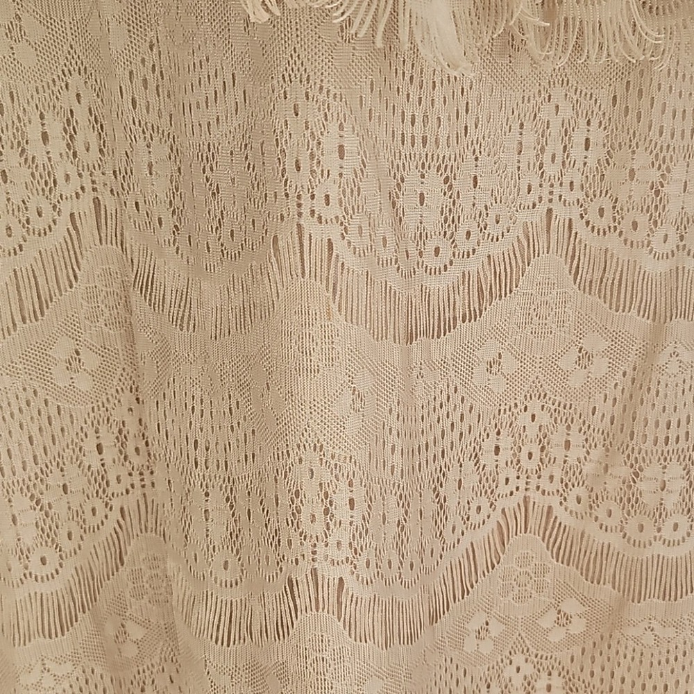 NY Collection Ruffle top layer over Lace - Picture 4 of 10